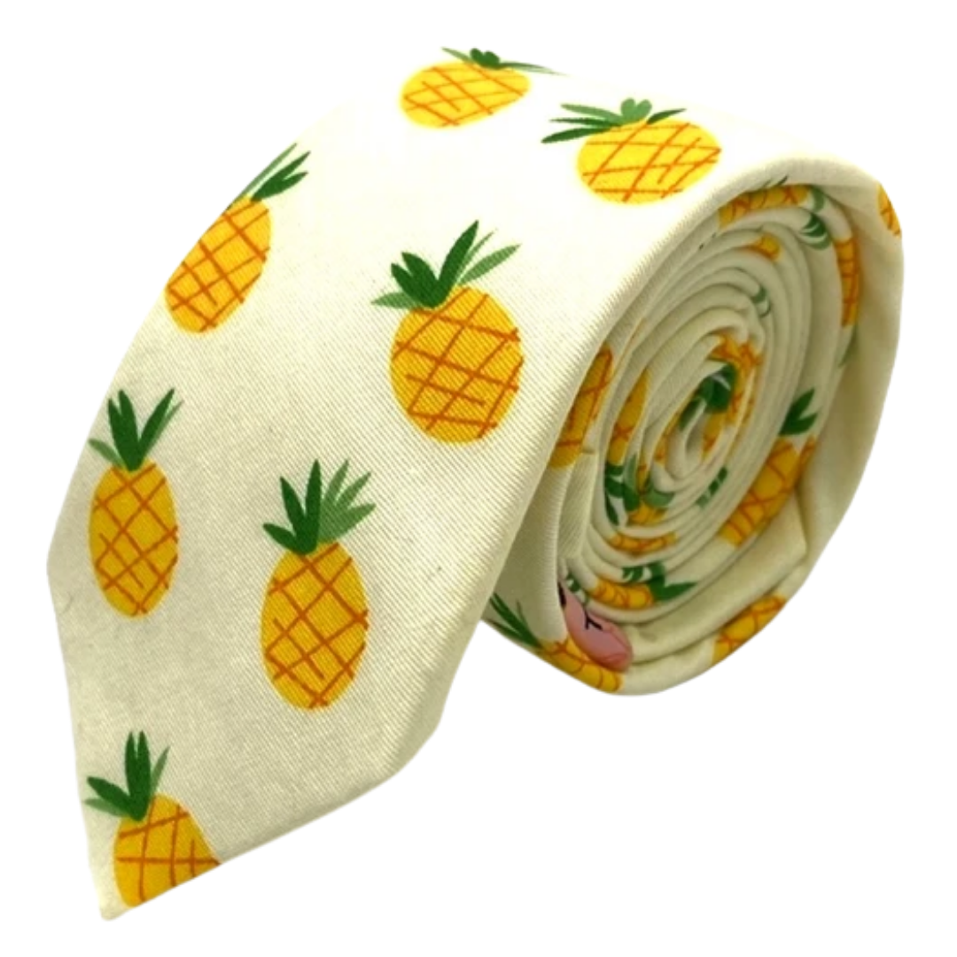 Pineapple Skinny Tie
